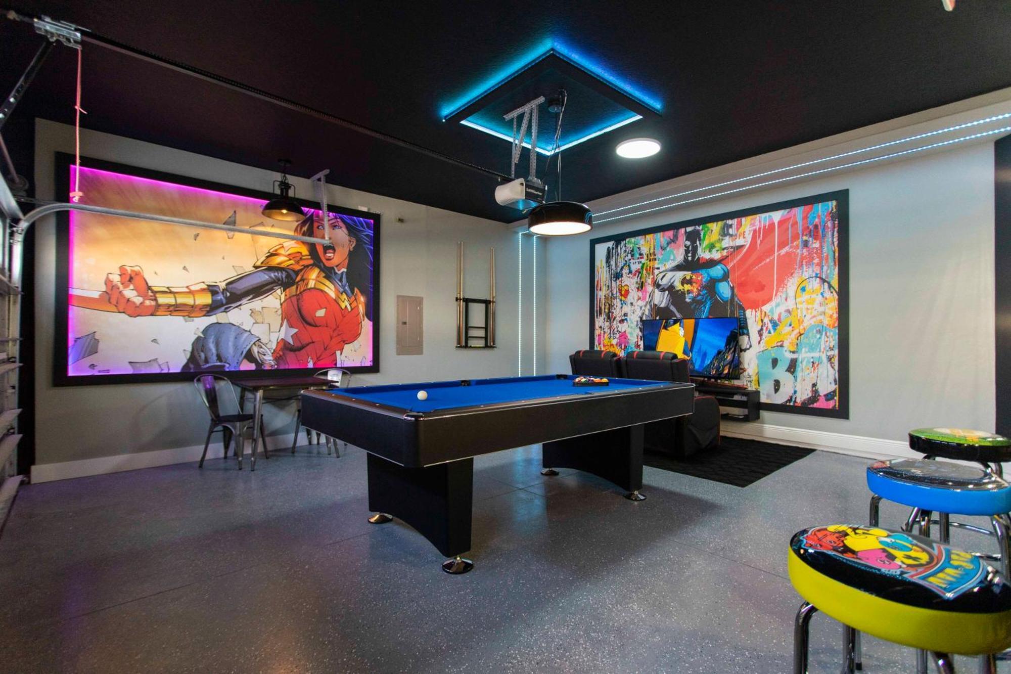 Beautiful Themed Single Home With Private Pool And Game Room Ec0405 Орландо Екстериор снимка