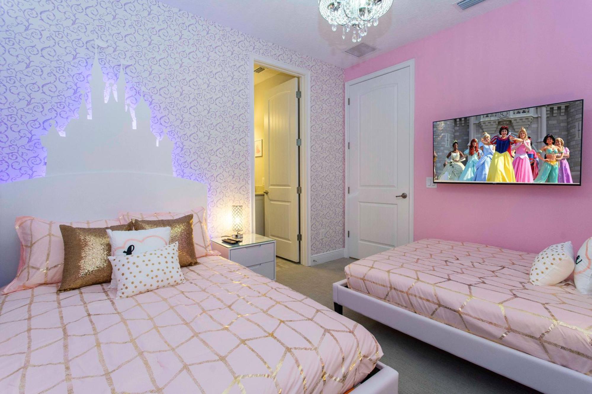 Beautiful Themed Single Home With Private Pool And Game Room Ec0405 Орландо Екстериор снимка